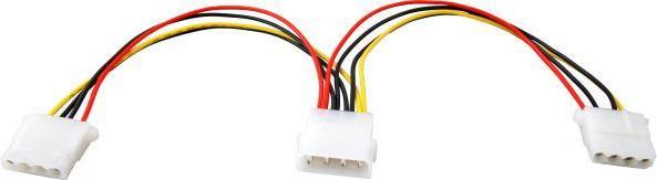 Produktbild EFB Elektronik EFB HDD Stromversorgungskabel,5,25"auf 2x5,25",St-2x Bu,0,2m
