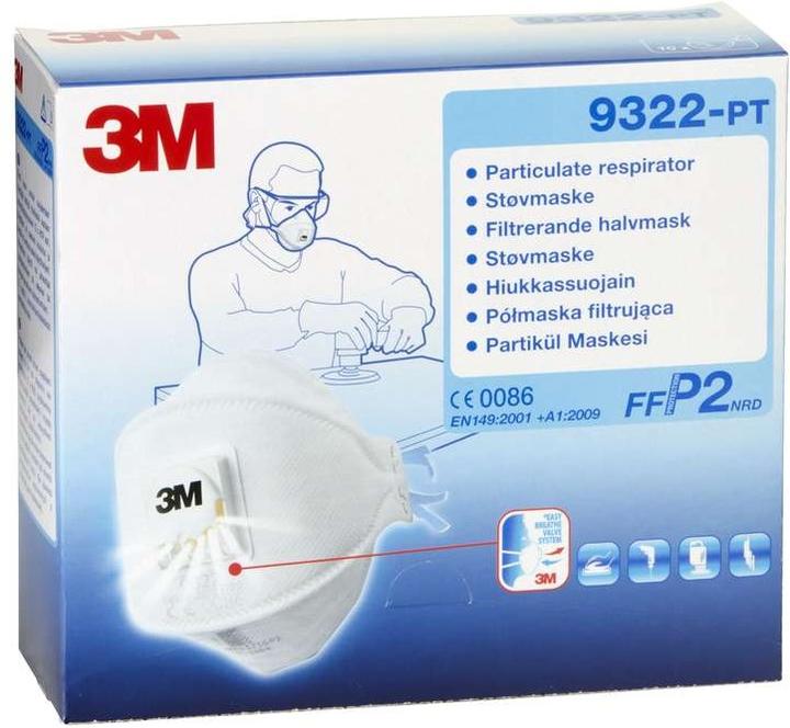 Image du produit 3M Masque de protection respiratoire 9322-PT (FFP2, 1 x)
