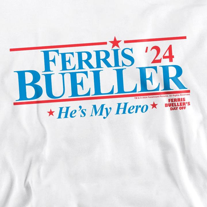 Immagine prodotto Ferris Bueller´s Day Off Ferris Bueller's Day Off 2024 President Felpa Adulto Unisex (L)