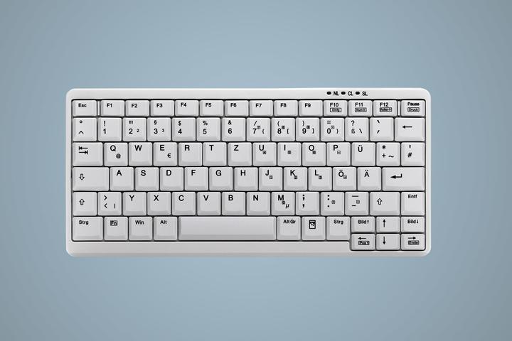 Actual product image Active Key Industry 4.0 Mini Notebook Style Keyboard USB White (DE, Cable)