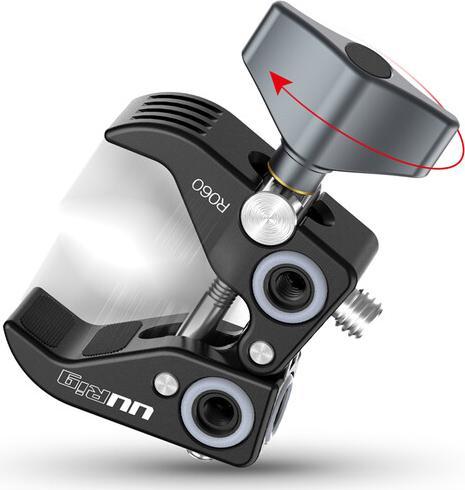 Actual product image Ulanzi Super Clamp Crab Rod Clip (Metal) (Screws, Mounting bracket)