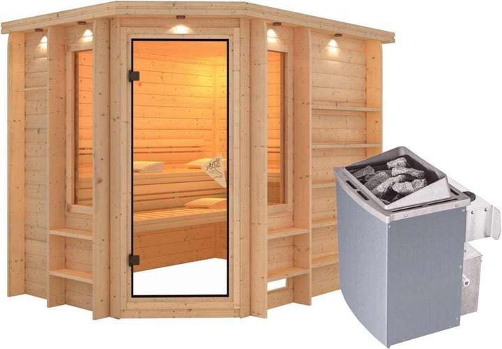 Immagine prodotto Karibu Riona con corona sul tetto (9 KW di controllo interno)