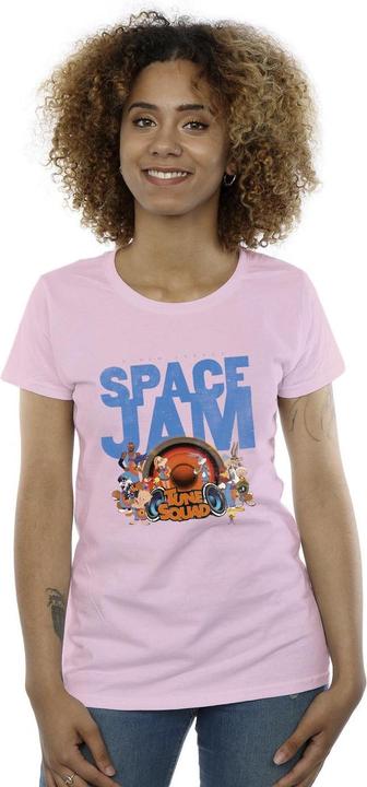 Actual product image Space Jam Womens/Ladies Tune Squad Cotton T-Shirt (XL)