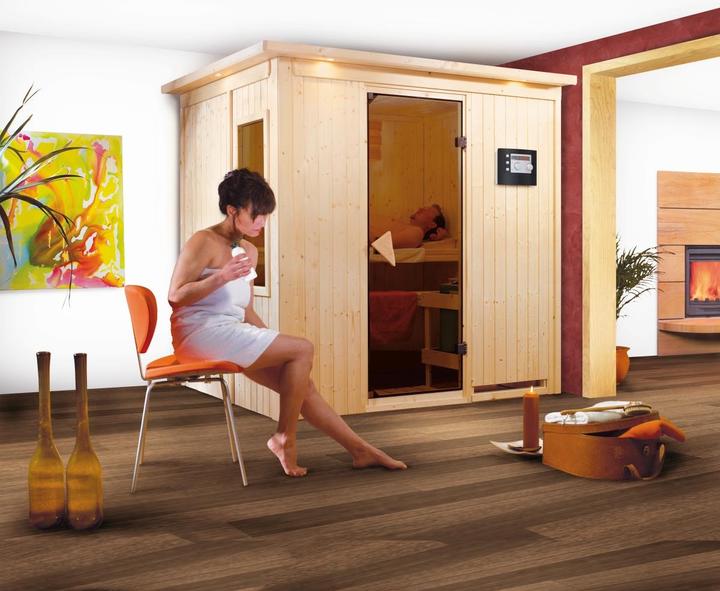 Immagine prodotto Karibu Fanja con corona sul tetto (Plug & Play 3,6 KW - Bio controllo esterno)