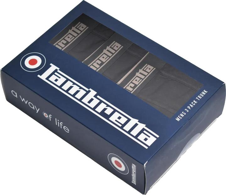 Actual product image Lambretta Mens Essential Boxer Shorts (Pack of 3) (S, pack of 3)