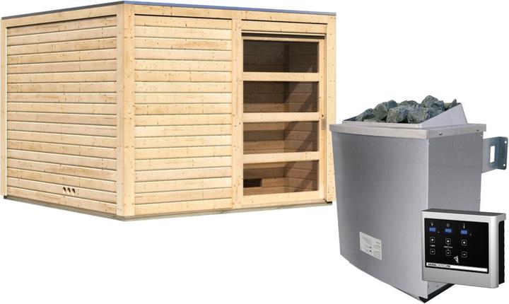 Actual product image Karibu cubes (9 KW external control)