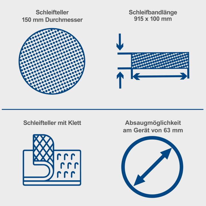 Image du produit Scheppach Ponceuse à bande et à disque BTS800 (Meuleuse d'établi, Ponceuse à bande, 370 W)