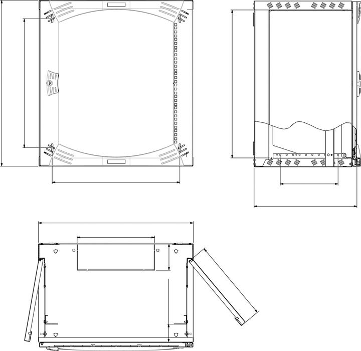 Immagine prodotto LK SCHNEIDER ELECTRIC ACTASSI SEINKAAPPI 12U 600X400 PELTIOVI (12 HE)