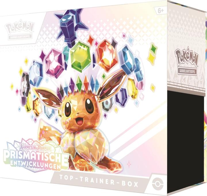 Actual product image Pokémon Karmesin & Purpur 8.5 (German, Elite / Top Trainer Box)