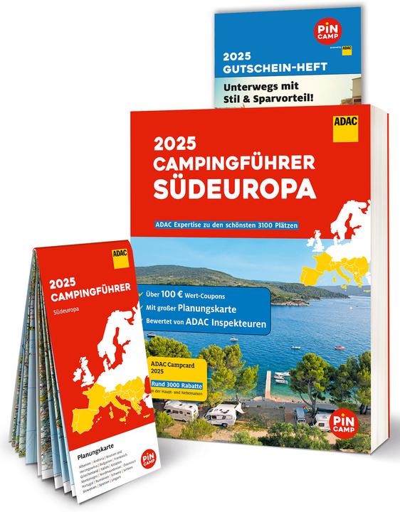 Adac Campingführer Südeuropa 2025 (German, 2024)