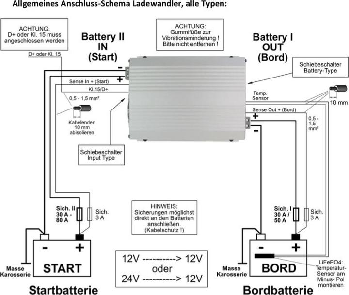 Produktbild Votronic 3311 VCC 1224-25 IUoU 12V zu 24V 25A B2B Ladegerät (12V, 24V, 25 A)