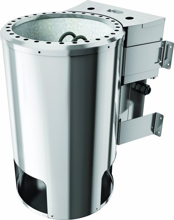 Actual product image Karibu Minja without roof rim (Plug & Play 3,6 KW - Bio external control)