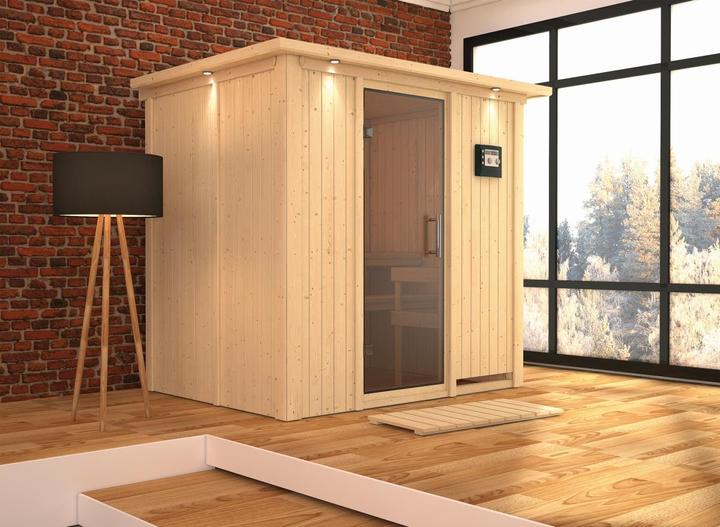 Immagine prodotto Karibu Fanja con corona sul tetto (Plug & Play 3,6 KW - Bio controllo esterno)