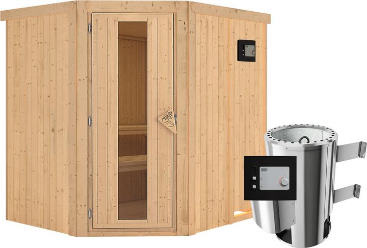 Image du produit Karibu Lilja sans couronne de toit (Contrôle externe Plug & Play 3,6 KW)