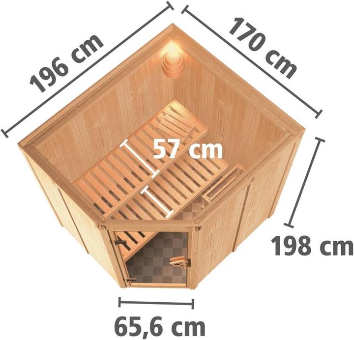Image du produit Karibu Lilja sans couronne de toit (Sans four)