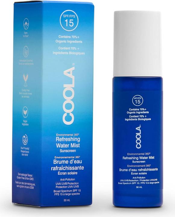 Produktbild Coola Suncare Full Spectrum 360° Refreshing Water Mist (Sonnencreme Gesicht, SPF 15, 50 ml, 50 g)
