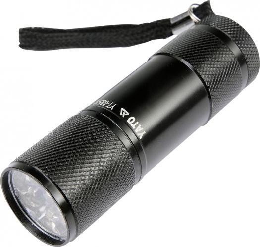 Actual product image Yato Latarka Aluminiowa 9-Led Czarna (8.50 cm)