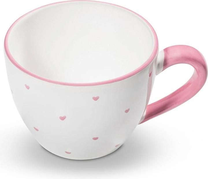Produktbild Gmundner Keramik Herzerl Rosa, Teetasse Maxima 0,4 Liter (400 ml)