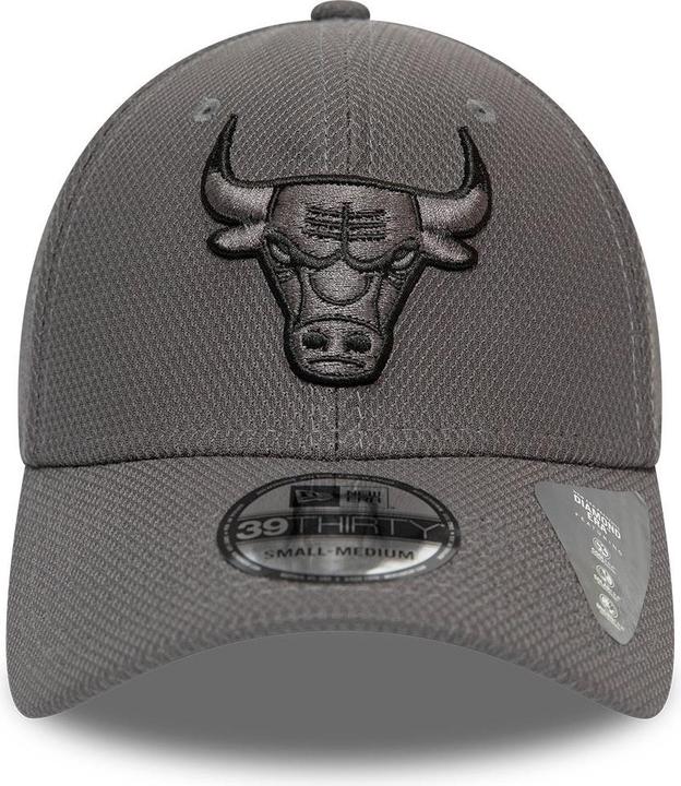 Produktbild New Era 39Thirty Diamond Cap - Chicago Bulls graphite - S/M (S/M)