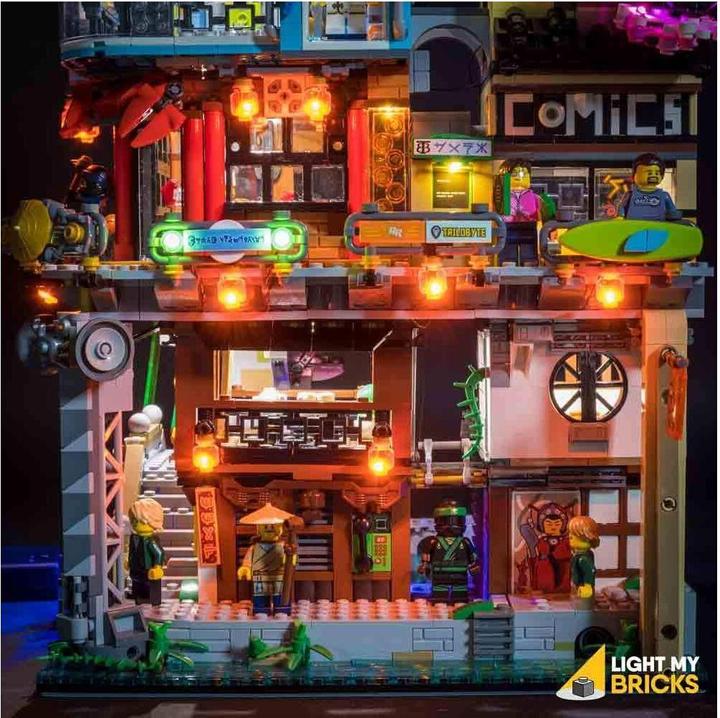 Image du produit Light my bricks Kit de lumière pour LEGO 70620 La ville NINJAGO