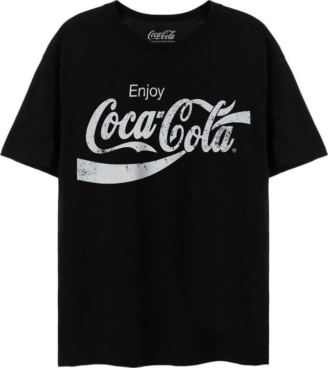 Actual product image Coca Cola Unisex Adult Distressed Logo T-Shirt (M)