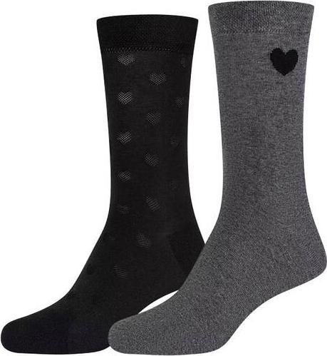 Actual product image Camano Ca-Soft Hearts Socks (pack of 2, 35 - 38)