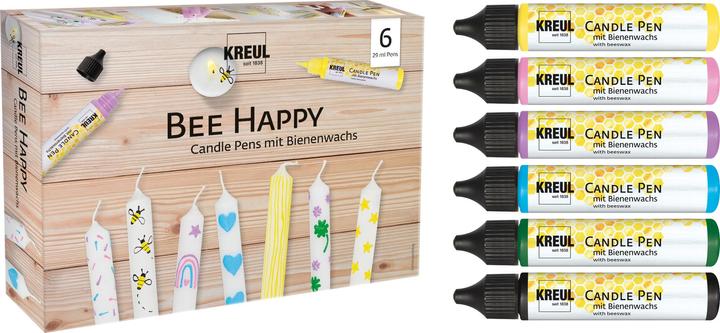 Produktbild Kreul Bee Happy (Schwarz, Grün, Gelb, Rosa, Hellblau, Violett, 174 ml)