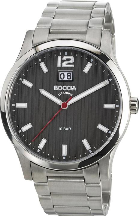 Immagine prodotto Boccia Orologio 3580-02 Uomo Titanio 42mm 10ATM (Orologio da polso analogico, 42 mm)