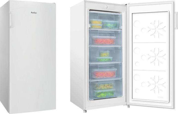 Actual product image Amica GS 321 110 W ws Freezer E 145L 125,9x54x55cm FrostControl (Stand-alone, 145 l)