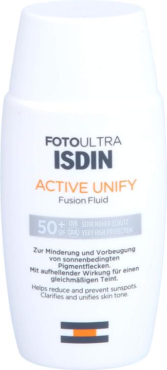 Isdin PhotoUltra Active Unify, 50 ml EMU (Suntan cream, SPF 50+, 50 ml)