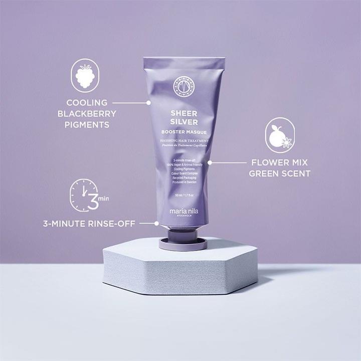 Actual product image Maria Nila Care & Style - Sheer Silver Booster Mask (50 ml)