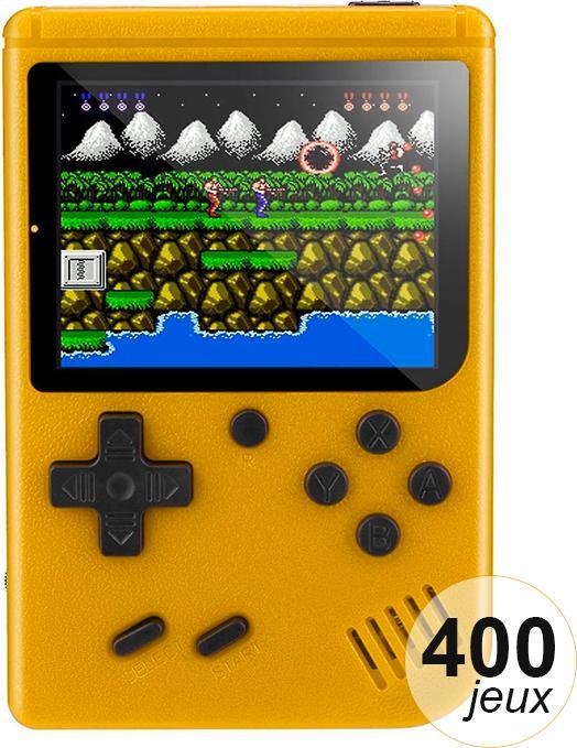 Actual product image VR Shinecon Handheld retro console with 400 games