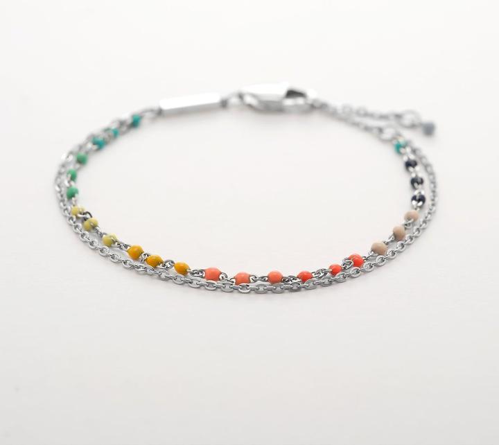 Actual product image Esprit RAINBOW Fusskette (Stainless steel, Enamel, 27 cm)