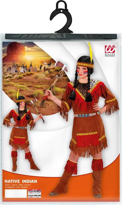 Produktbild Widmann Kinderkostüm Indianerin (128)