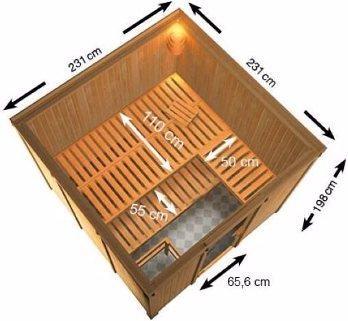 Produktbild Karibu Arvika (9 KW interne Steuerung)