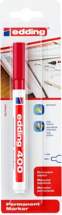 Produktbild Edding 400 (Rot, 1 mm, 1 x)