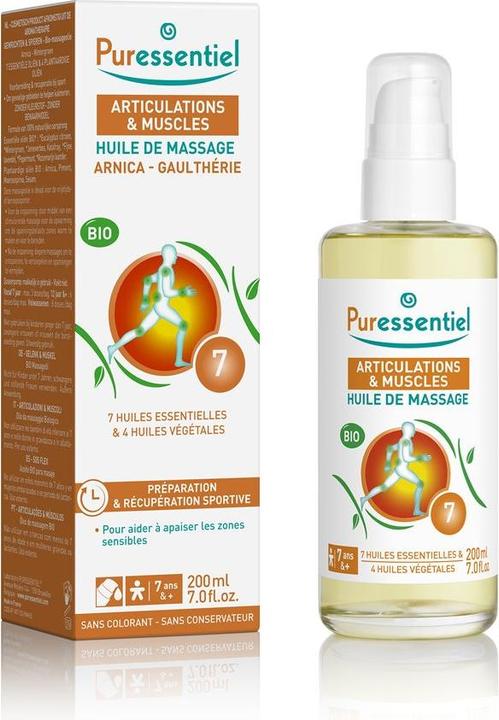 Produktbild Puressentiel Massageöl Muskelanstrengung Bio (200ml) (200 ml)