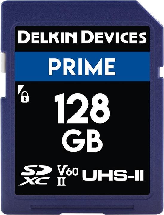 Immagine prodotto Delkin PRIME UHS-II (V60) 128GB R:280MB/s W:150MB/s (128 GB, UHS-II)