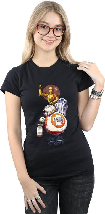 Produktbild Star Wars The Rise Of Skywalker Droids Illustration TShirt (XL)