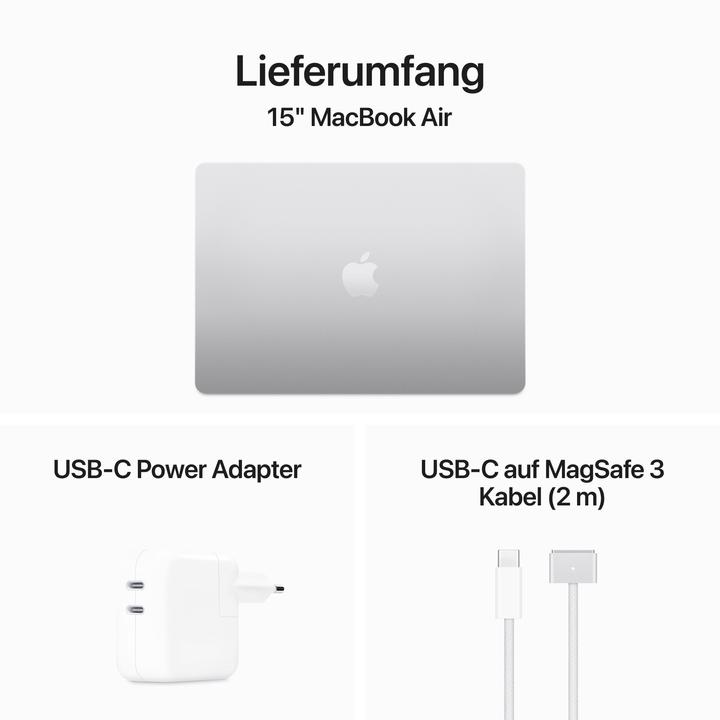 Produktbild Apple MacBook Air – 2024 (15", M3, 24 GB, 1000 GB, DE)