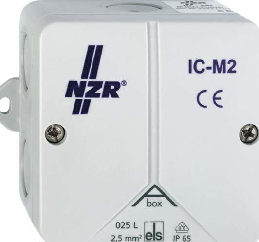 NZR IC-M2 Wall-mounted pulse converter M-BUS for 2 pulse counters 4622