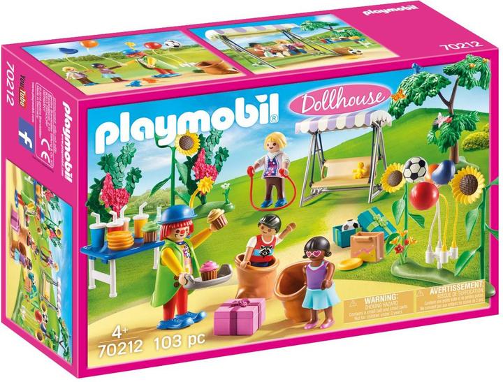 Produktbild Playmobil Kindergeburtstag mit Clown (70212, Playmobil Dollhouse)