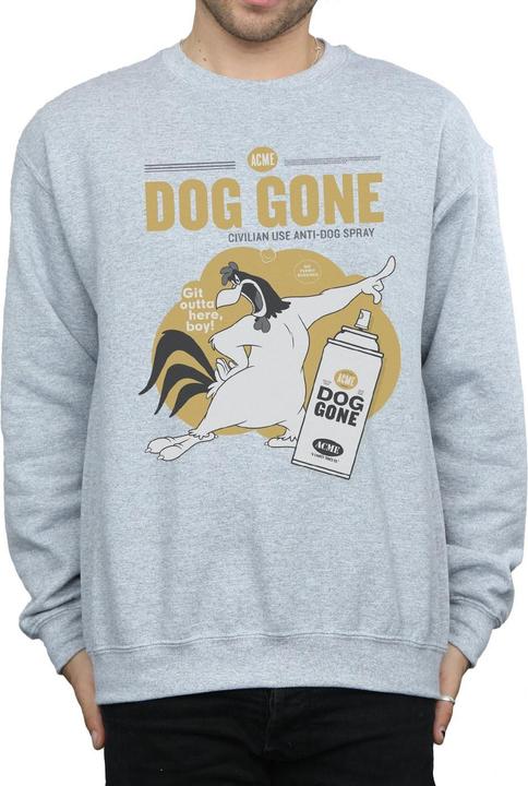 Actual product image Looney Tunes Mens Dog Gone Foghorn Leghorn Sweatshirt (M)