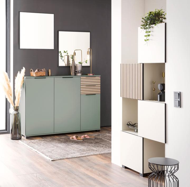 Actual product image Schildmeyer Alexa mirror black matt (64 x 64 cm)