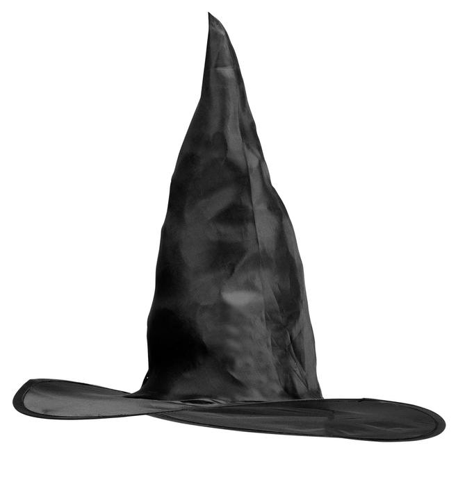 Actual product image Magni Widmann 2859W - Witch hat for children, black, magician, wizard, accessory, carnival, hall