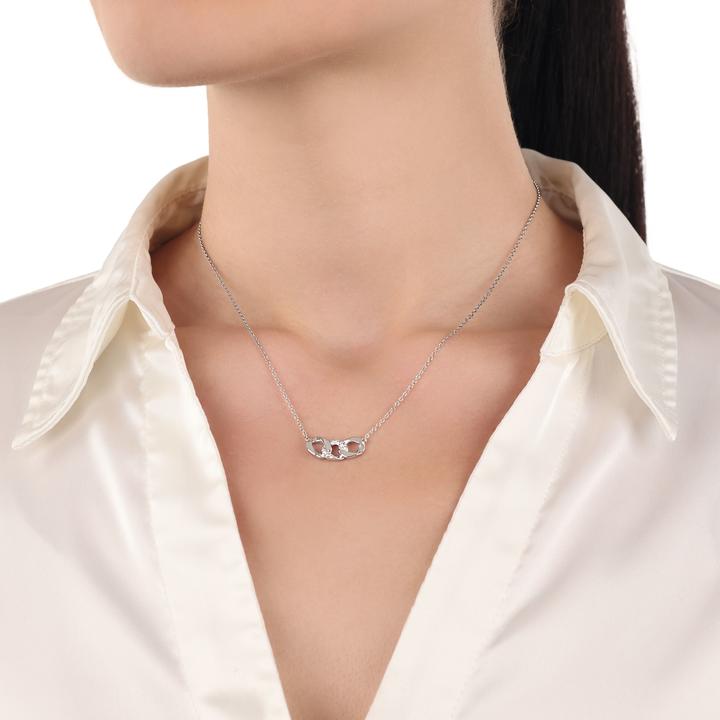 Produktbild Amor Halsschmuck für Damen, 925 Sterling Silber, Zirkonia synth. (Silber 925)