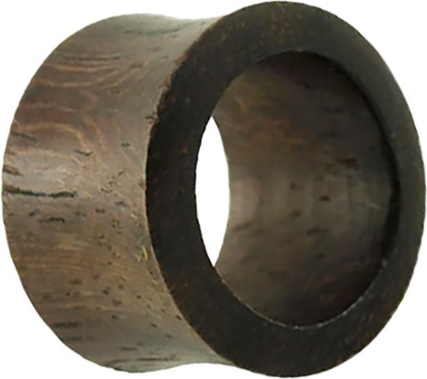 Star Piercing Flared Tunnel aus Sonoholz (ohne Messing, Organisch)