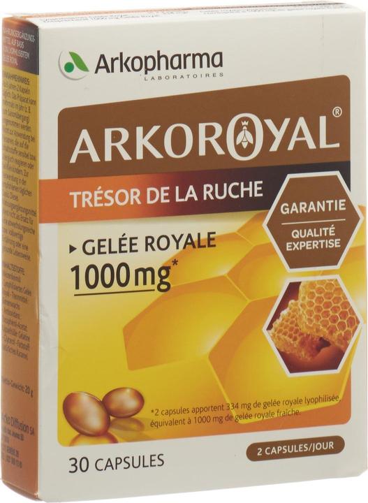 Image du produit Arkopharma Arkoroyal Premium Gelée Royal Kapseln 1000mg (30 pièce(s), Capsules, 46 g)