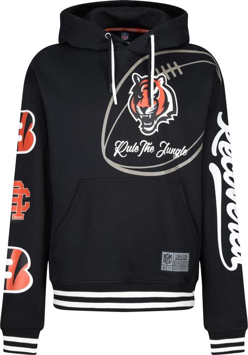 Recovered Re:covered Fleece Hoody - PATCHES Cincinnati Bengals - XL (XL)