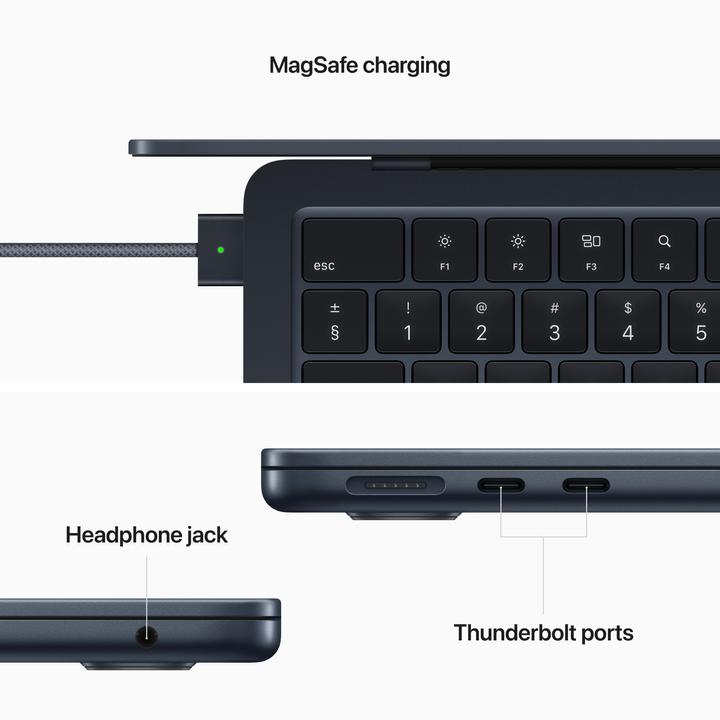 Immagine prodotto Apple MacBook Air - 2022 (13.60", M2, 16 GB, 256 GB, DE)
